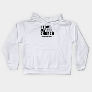 BD016 I Love My Four Heroes Church Kids Hoodie